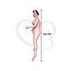 Muñeca inflable con vagina y ano de suave textura